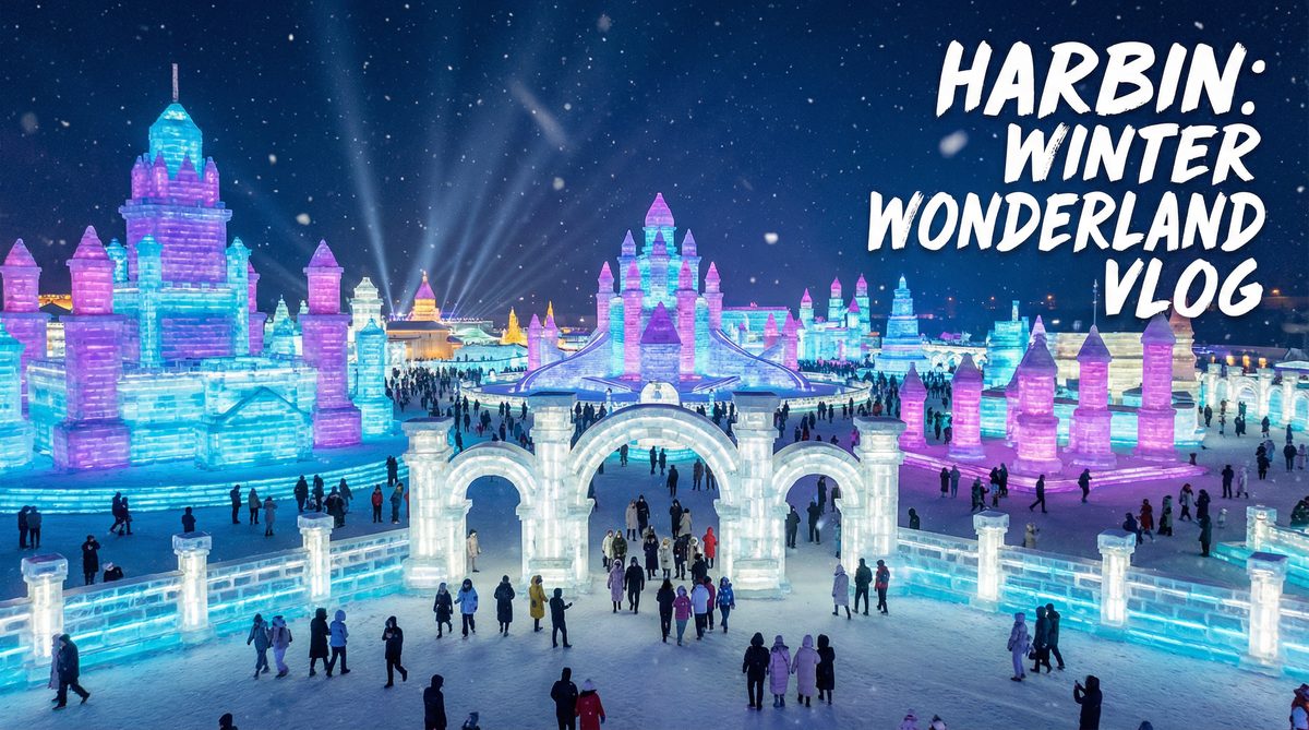 情深叉喔哈尔滨冰雪大世界视频